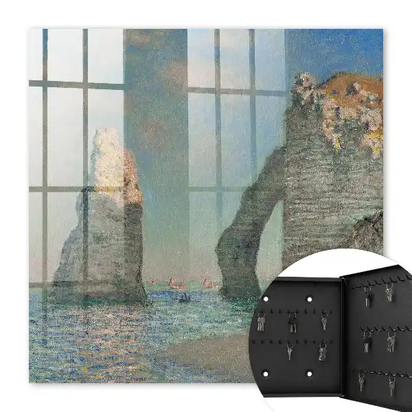 Decorative key box Sea cliffs silence beauty