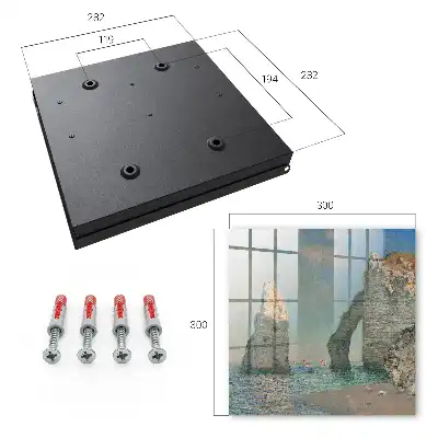 Decorative key box Sea cliffs silence beauty