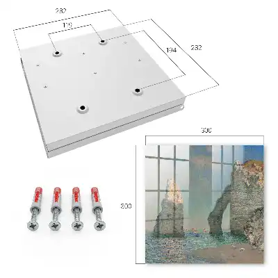 Decorative key box Sea cliffs silence beauty