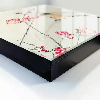 Key box for home Bird flowers subtle style