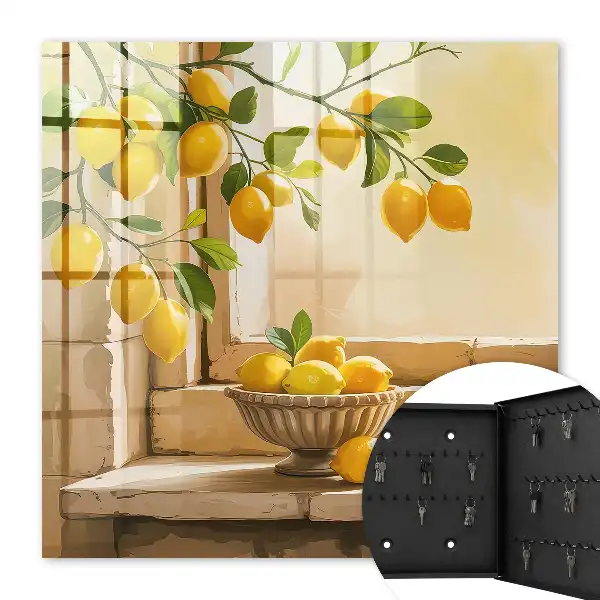 Key cabinet Lemon freshness adds warmth