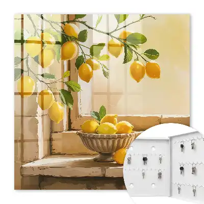 Key cabinet Lemon freshness adds warmth