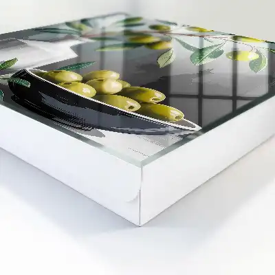 Key box for home Green olive vase place
