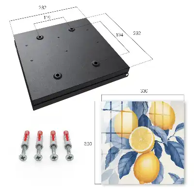 Wall mounted key box Lemon charm fresh style