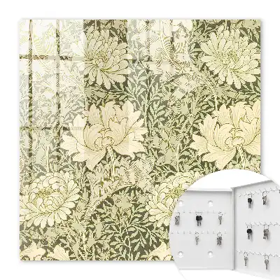 Decorative key box Floral pattern elegant design