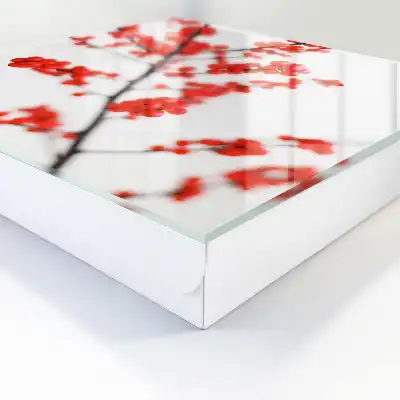 Key box for home Red berries in the light background