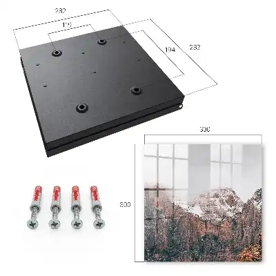 Wall mounted key box Mountain silence full of harmony