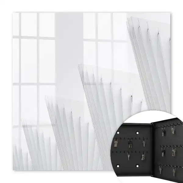 Wall mounted key cabinet Abstract architecture of minimalist composition
