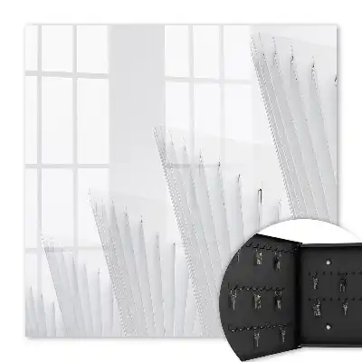 Wall mounted key cabinet Abstract architecture of minimalist composition