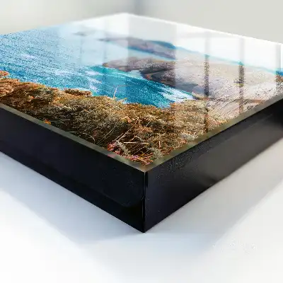 Key box for home Seascape with a blue sea