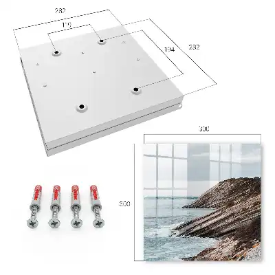 Key cabinet Seaside landscape, calm sea