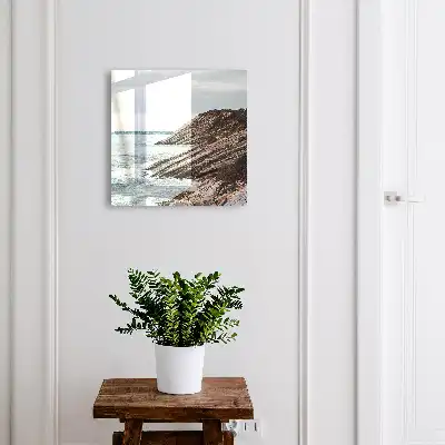 Key cabinet Seaside landscape, calm sea