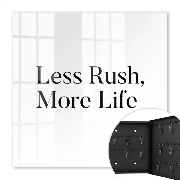 Key box for home Less rush, more life motivating thoughts