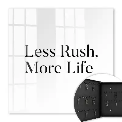 Key box for home Less rush, more life motivating thoughts