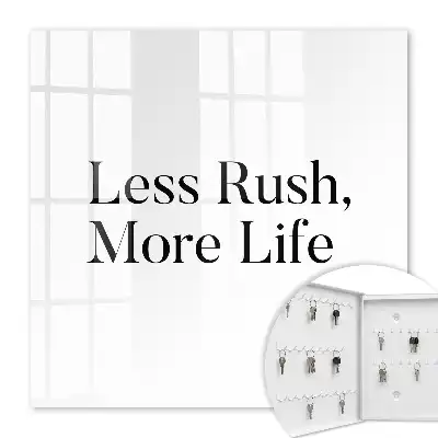 Key box for home Less rush, more life motivating thoughts