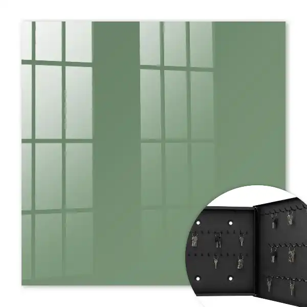Decorative key box Muted green, modern and fresh