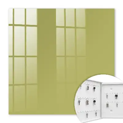 Wall mounted key box Green vintage