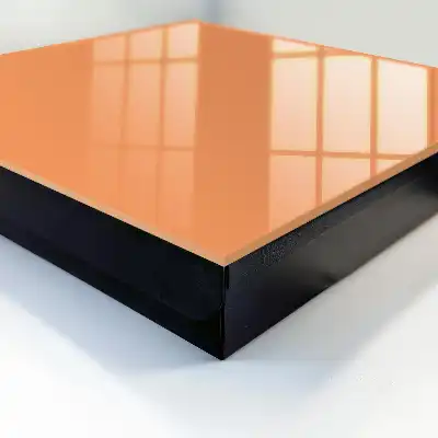 Decorative key box Pastel orange elegance simplicity