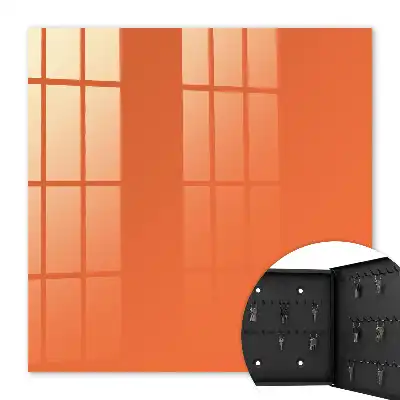 Key cabinet Strong orange, uniform surface