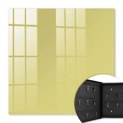 Key box for home Light mustard for minimalists