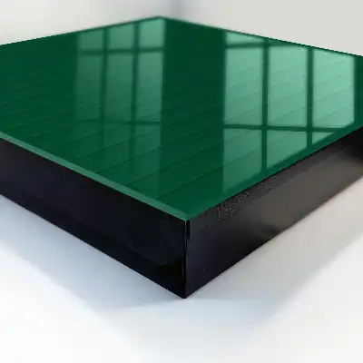 Decorative key box Green stripes full of harmony