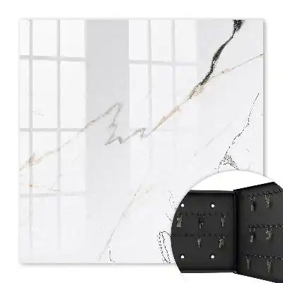 Decorative key box Elegant marble with a delicate line