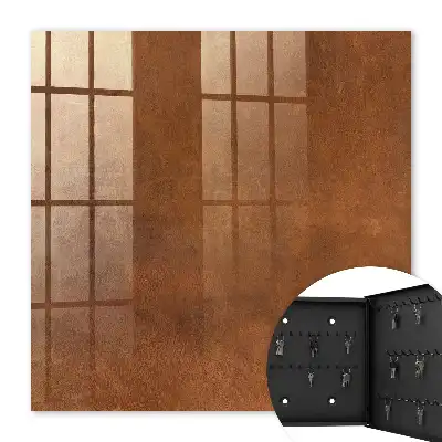 Key cabinet Brown texture in earthy tones