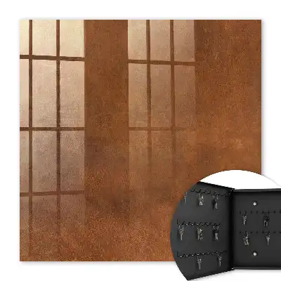 Key cabinet Brown texture in earthy tones