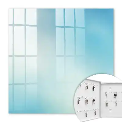 Wall mounted key box Heavenly Dream of Blue and White