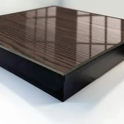 Decorative key box Wood texture in a brown shade