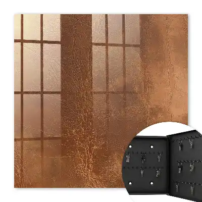 Wall mounted key box Skin texture with subtle lines