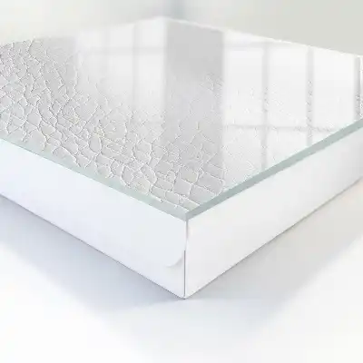 Key box for home Light leather texture with a delicate pattern