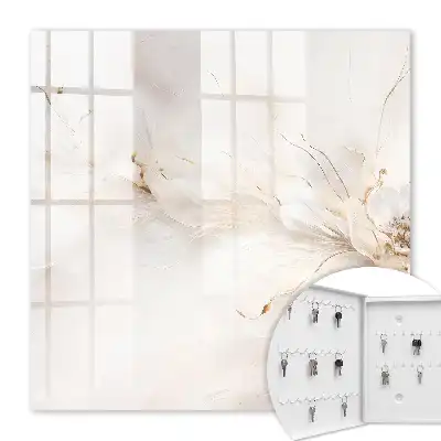 Key cabinet Elegant flower form nature