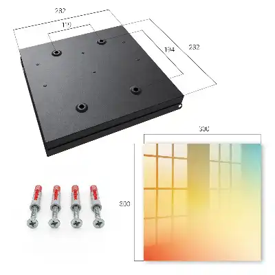Wall mounted key box Color gradient transition