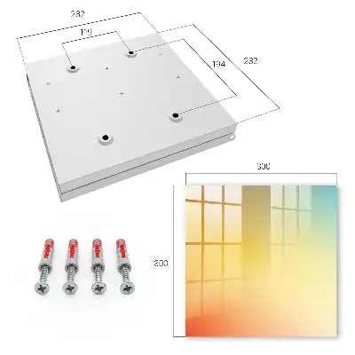 Wall mounted key box Color gradient transition