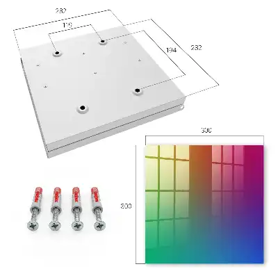 Wall mounted key box A colorful gradient full of energy