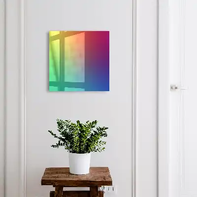 Wall mounted key box A colorful gradient full of energy