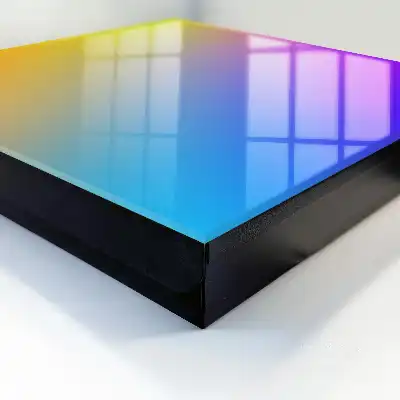 Decorative key box Colorful gradient visual spectacle