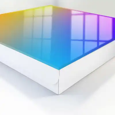 Decorative key box Colorful gradient visual spectacle