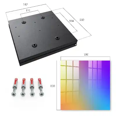 Decorative key box Colorful gradient visual spectacle