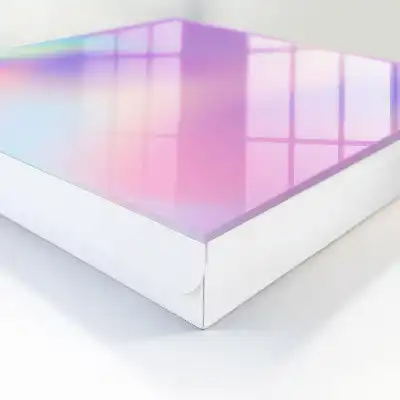 Wall mounted key cabinet Pastel wave harmony of colors