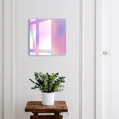 Wall mounted key cabinet Pastel wave harmony of colors
