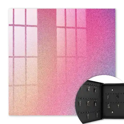 Wall mounted key box Pastel gradient with a delicate texture