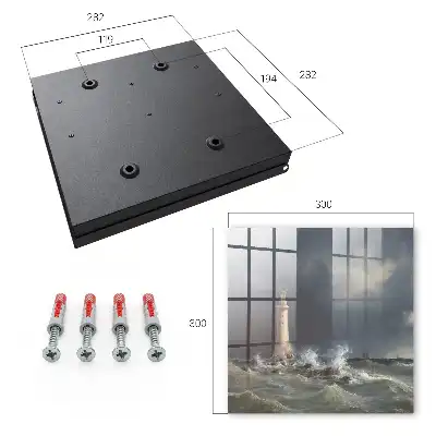 Key cabinet Stormy sea scenery