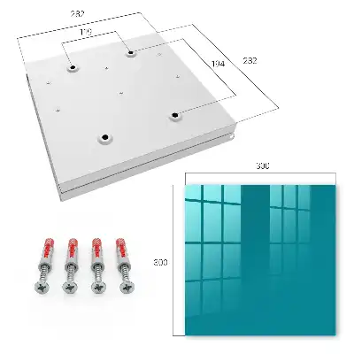 Key cabinet Cool turquoise shade of calm