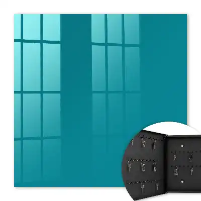 Key cabinet Cool turquoise shade of calm