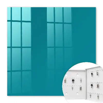 Key cabinet Cool turquoise shade of calm