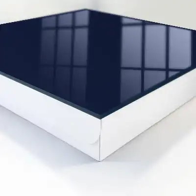Wall mounted key box Dark navy blue modern elegant