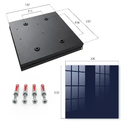 Wall mounted key box Dark navy blue modern elegant