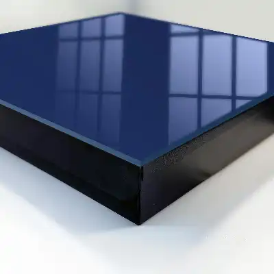 Key box for home Vibrant navy minimalist style